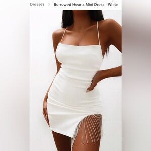Fashion Nova “Borrowed Hearts Mini Dress”